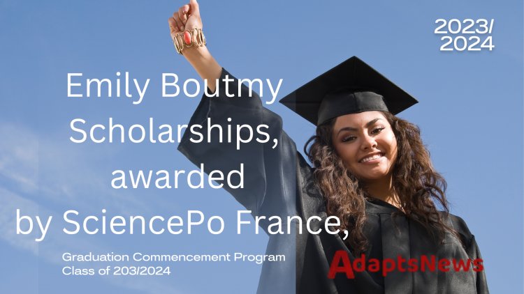 Emily Boutmy Scholarships, awarded by SciencePo France, will be given out in 2023 and 2024.
